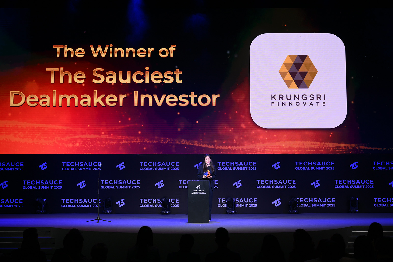 Krungsri Finnovate คว้า'The Sauciest Dealmaker Investor'ผู้นำลงทุนแห่งอนาคต